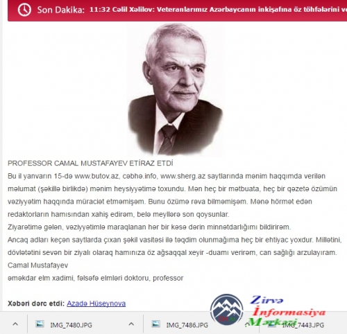 = = = = = TANINMIŞ ALİM VƏ İCTİMAİ XADİM, EL AĞSAQQALI ELXAN MƏMMƏDLİyə açıq məktub = = = = =