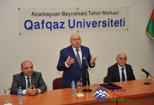 Qafqaz Universitetində Dini Qurumlarla İş üzrə Dövlət Komitəsinin sədri ilə ...