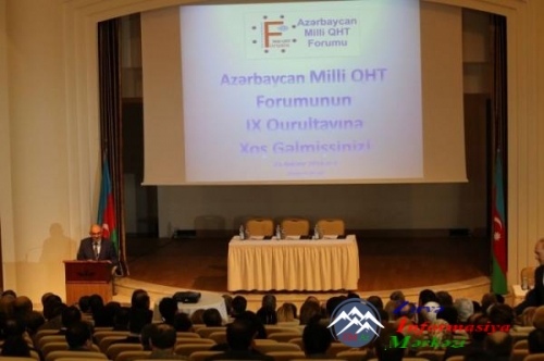 Azərbaycan Milli QHT Forumunun doqquzuncu qurultayı keçirilib