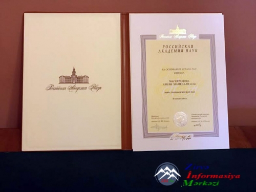 BDU-nun rektoru, akademik Abel Məhərrəmova Rusiya Elmlər Akademiyasının həqiqi üzvü diplomu təqdim olunub BDU-nun rektoru, akademik Abel Məhərrəmova Rusiya Elmlər Akademiyasının həqiqi üzvü diplomu təqdim olunub