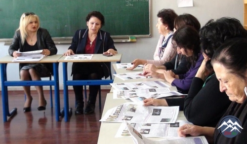 "Gürcüstanda Azərbaycanlı Müəllimlər İttifaqı"nın Tbilisi üzrə nümayəndəsi Tbilisidəki məktəblərin pedaqoji kollektivləri ilə görüşüb