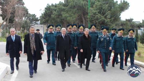 Dövlət Sərhəd Xidmətinin rəisi, general-polkovnik Elçin Quliyev AMEA “YT Pa ...