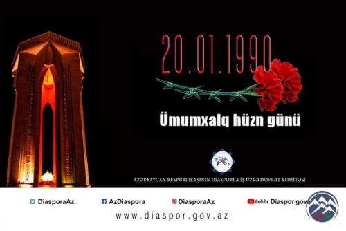 Diasporla İş üzrə Dövlət Komitəsində 20 Yanvar faciəsinin qurbanları anılıb