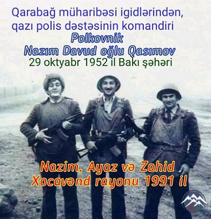 Polkovnik NAZİM QASIMOV (1952) Polkovnik NAZİM QASIMOV (1952)