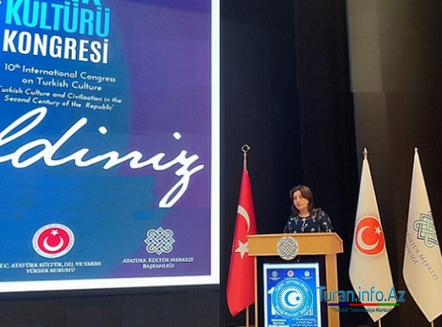Professor Salidə Şərifova X Türk Kültürü Konqresində məruzə etmişdir