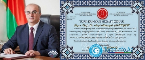 Professor Asif Hacılı “Türk Dünyasına xidmət” mükafatı ilə təltif olunub