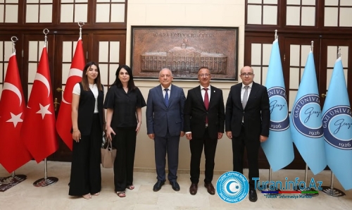 AzTU rektoru Türkiyəyə səfəri çərçivəsində Gazi Universitetini ziyarət edib